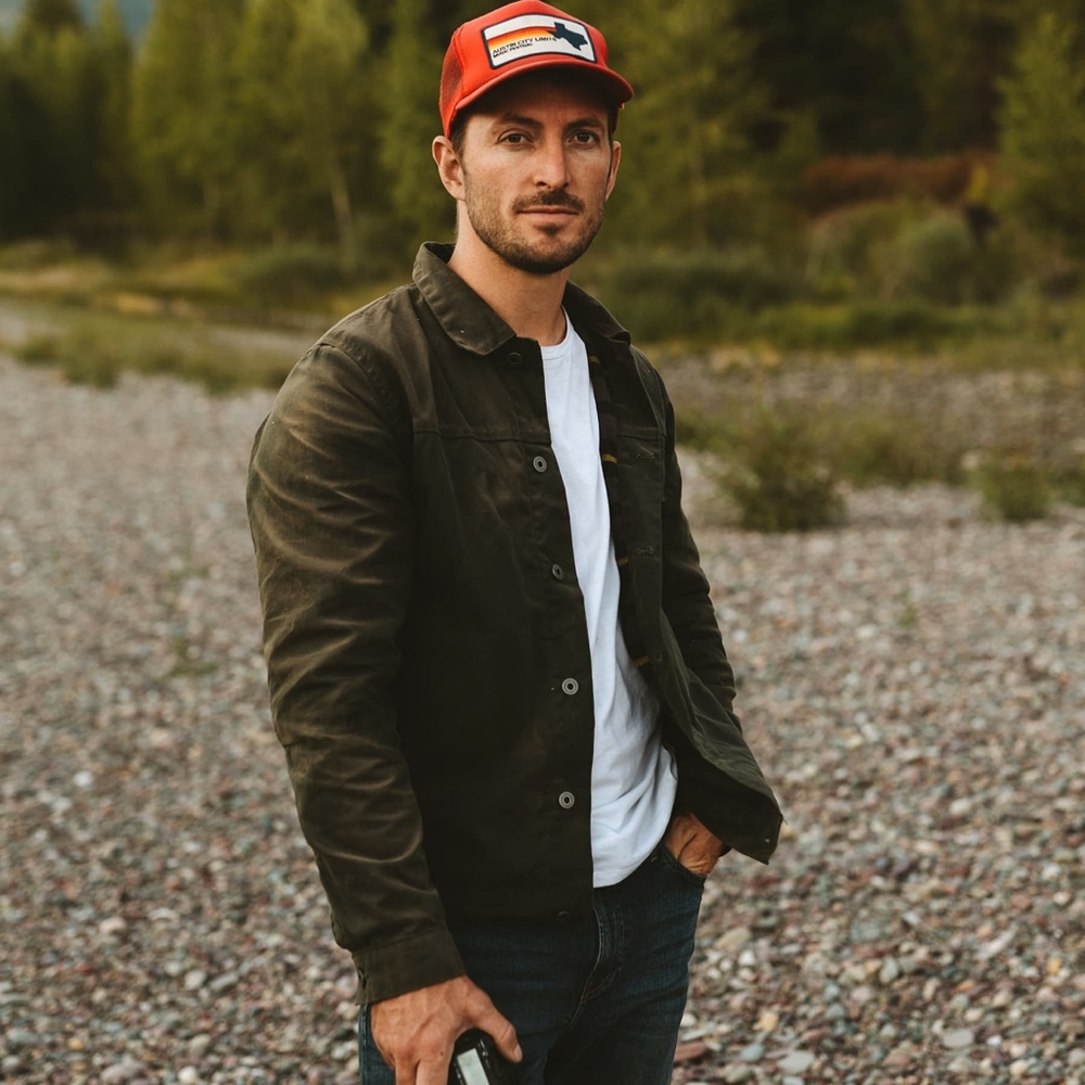 Flint & Tinder Flannel-Lined Waxed Trucker Jacket